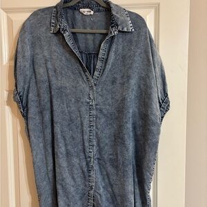 Day + Moon Poplin Mini Dress